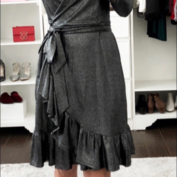 CeCe Bohemian Lux dress: Size Small. Rich black color. - Picture 3 of 17